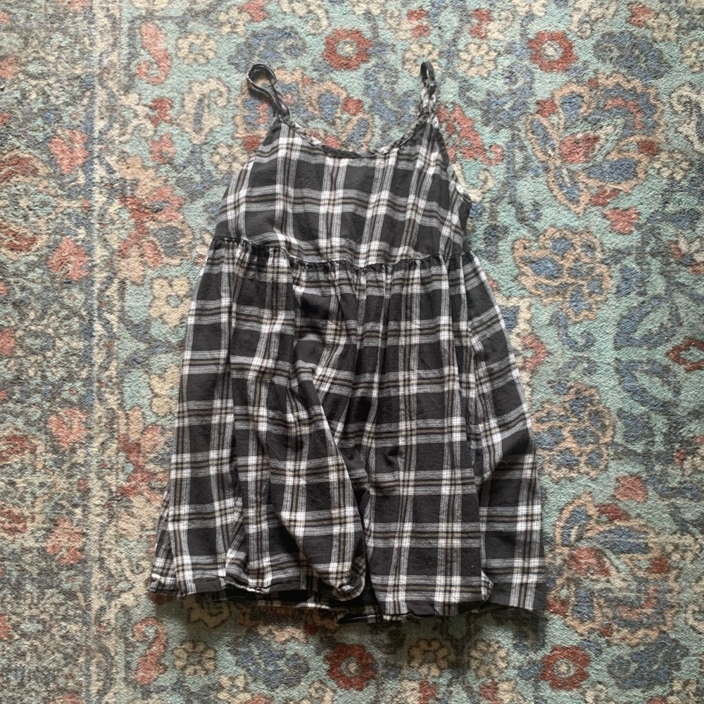 Plaid Mini Dress